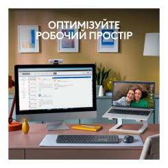 Клавиатура Logitech K950 Bluetooth/Wireless UA Graphite Фото 4