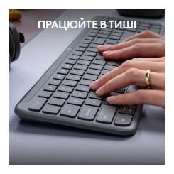 Клавиатура Logitech K950 Bluetooth/Wireless UA Graphite Фото 5