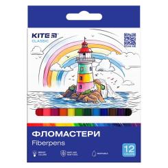 Фломастеры Kite Classic 12 цветов Фото