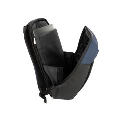 Рюкзак школьный Optima 17" USB унисекс Синий Фото 3