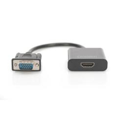Переходник Digitus VGA to HDMI (M/F), Full HD Фото 2