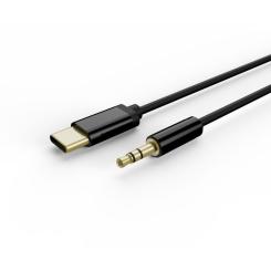 Переходник Cablexpert USB-C to stereo audio 3.5mm (CDLA) 1.5m Фото 1