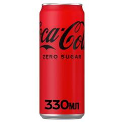Напиток Coca-Cola Zero Безалкогольный сильногазированный Без сахара Фото