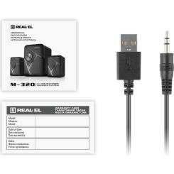 Акустическая система REAL-EL M-320 Black Фото 6