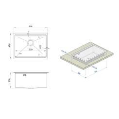 Мойка кухонная Nett NB-5742 Фото 4