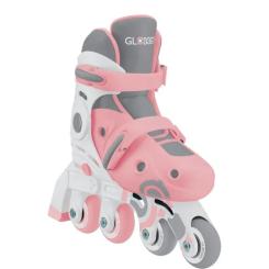 Роликовые коньки Globber 2в1 пастельно-рожеві р.30-33, до 60кг, 5+ Фото 2