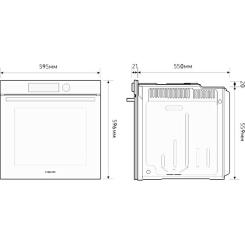 Духовой шкаф Samsung NV7B4445UAS/WT Фото 9