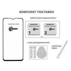 Стекло защитное Dengos Full Glue Realme C63 (black) Фото 2
