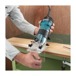 Фрезер Makita 3712 530Вт, цанга 6мм, 32000об/хв, 1.7кг Фото 5
