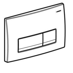 Панель смыва Geberit Delta50 білий Фото 1