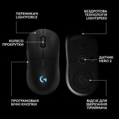 Мышка Logitech G Pro 2 Lightspeed Wireless Black Фото 5