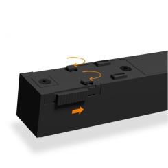 Светильник Videx LD430B 10.5W 30cm 4000K 48V Black Фото 1