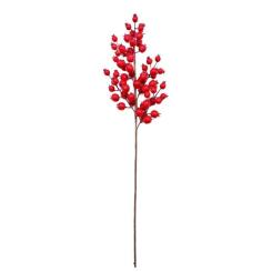 Декоративная ветвь YES! Fun Червоні ягоди 64 см Фото