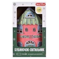 Украшение декоративное YES! Fun Будиночок-світильник Картон LED 21см Фото 2