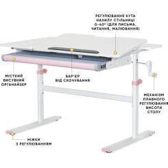 Парта Evo-kids TH-220 Pink Фото 2