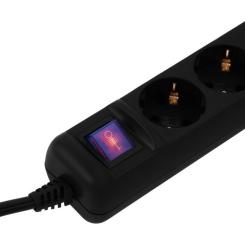 Сетевой удлинитель 2E 2E-U03ESM1.5BK Фото 3