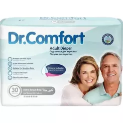 Подгузники для взрослых Dr.Comfort Extra Large 8 крапель 30 шт Фото
