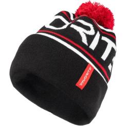 Шапка Favorite Pompon Hat 56 Black White Logo Фото