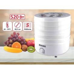 Сушка для овощей и фруктов PRIME Technics PFD 502 W Фото 6