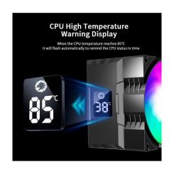 Кулер для процессора Gamemax Gamma 90 Digital BK Фото 9