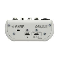 Аудиоинтерфейс Yamaha AG03MK2 White Фото 2