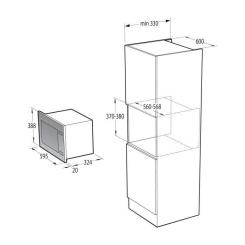 Микроволновая печь Gorenje BMX201AG1BG Фото 5