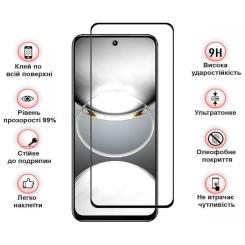 Стекло защитное BeCover Tecno Spark 30 (KL6) Black Фото 2