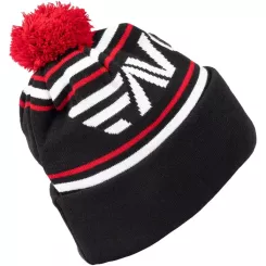 Шапка Favorite Pompon Hat 56 Black White Logo Фото 2
