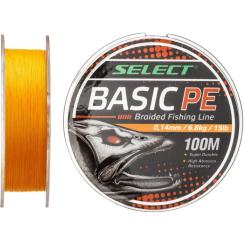 Шнур Select Basic PE 150m Помаранч 0.22mm 30lb/13.6kg Фото