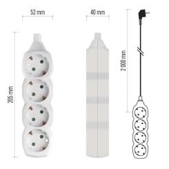 Сетевой удлинитель EMOS P0422 Фото 3