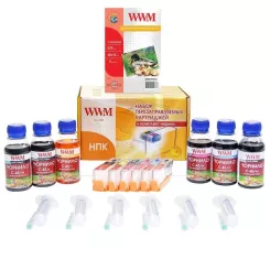 Комплект перезаправляемых картриджей WWM Canon TS8040/9040/MG7740 Фото