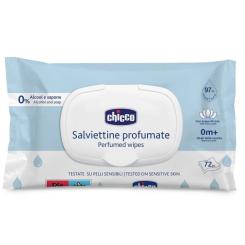 Детские влажные салфетки Chicco мягкие очищающие, 72 шт. Фото