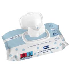 Детские влажные салфетки Chicco мягкие очищающие, 72 шт. Фото 1