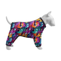 Ветровка для животных WAUDOG Clothes Зубастые монстры L 55 Фото 2
