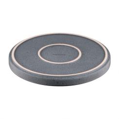 Тарелка Ardesto Fasano, 19.6см, кераміка, сірий темний Фото 3