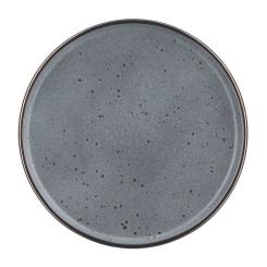 Тарелка Ardesto Fasano, 26см, кераміка, сірий темний Фото