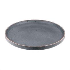 Тарелка Ardesto Fasano, 26см, кераміка, сірий темний Фото 1