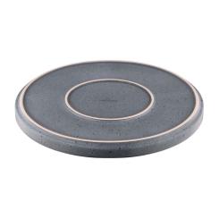 Тарелка Ardesto Fasano, 26см, кераміка, сірий темний Фото 3