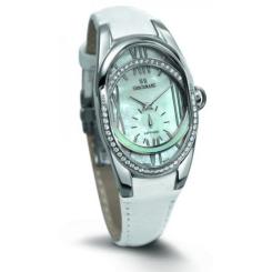 Наручные часы Seculus 1668.2.1064 white, ss cz stones, white leather Фото