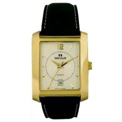 Наручные часы Seculus 4419.1.505 white ap-g, pvd, black leather Фото