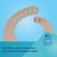 Нагрудничек Canpol babies силиконовый с карманом, зеленый Фото 6