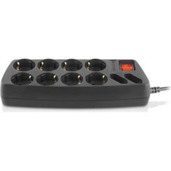 Сетевой фильтр питания REAL-EL REAL-EL RS-10 Protect, 3m, black Фото 3