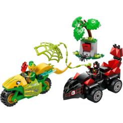 Конструктор LEGO Spidey Перегони на електромобілях з динозаврами Фото 1