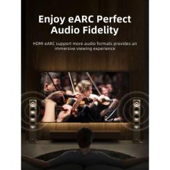 Кабель мультимедийный Cabletime HDMI M to HDMI M 10.0m V2.1 Фото 6