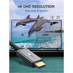 Кабель мультимедийный Cabletime miniDisplayPort M to HDMI M 1.8m Фото 1