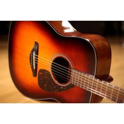 Гитара акустическая Yamaha FG800 Brown Sunburst Фото 2