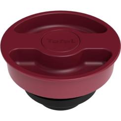 Термос Tefal Motiva, 1л, пластик, скло, бордовий Фото 3