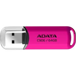 USB флеш накопитель ADATA 64GB C906 Pink USB 2.0 Фото