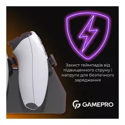 Зарядное устройство GamePro CHS420B Для геймпадів DualSense PS5 Black Фото 7