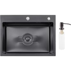 Мойка кухонная Kroner KD5843HM Фото